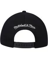 Men's Mitchell & Ness Black Brooklyn Nets Paint by Numbers Snapback Hat