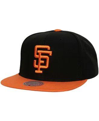 Men's Mitchell & Ness Black San Francisco Giants Cooperstown Collection Evergreen Snapback Hat