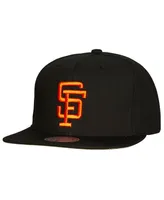 Men's Mitchell & Ness Black San Francisco Giants Cooperstown Collection True Classics Snapback Hat