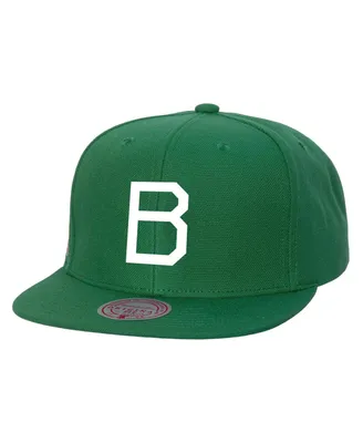 Men's Mitchell & Ness Green Brooklyn Dodgers Cooperstown Collection Evergreen Snapback Hat