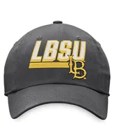 Men's Top of the World Charcoal Long Beach State 49ers Slice Adjustable Hat