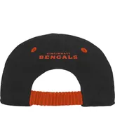 Boys and Girls Infant Black Cincinnati Bengals Team Slouch Flex Hat