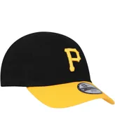 Infant Boys and Girls New Era Black Pittsburgh Pirates Team Color My First 9TWENTY Flex Hat