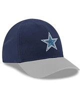 Infant Boys and Girls New Era Navy, Silver Dallas Cowboys My 1st 9TWENTY Adjustable Hat