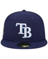 Men's New Era Navy Tampa Bay Rays 2020 World Series Team Color 59FIFTY Fitted Hat