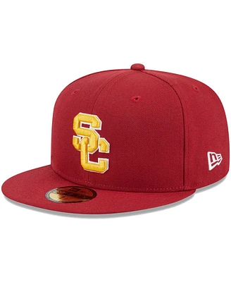 Men's New Era Cardinal Usc Trojans Evergreen 59FIFTY Fitted Hat
