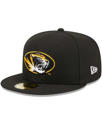 Men's New Era Black Missouri Tigers Evergreen 59FIFTY Fitted Hat
