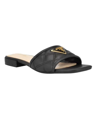 Guess Women's Tameli Logo Slip-On Slide Sandals