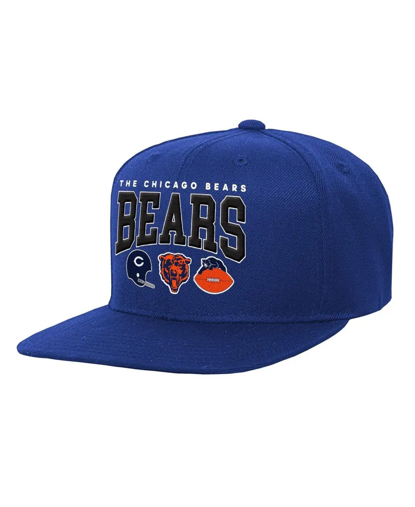 Chicago Bears Youth Pre-Curved Snapback Hat - Navy