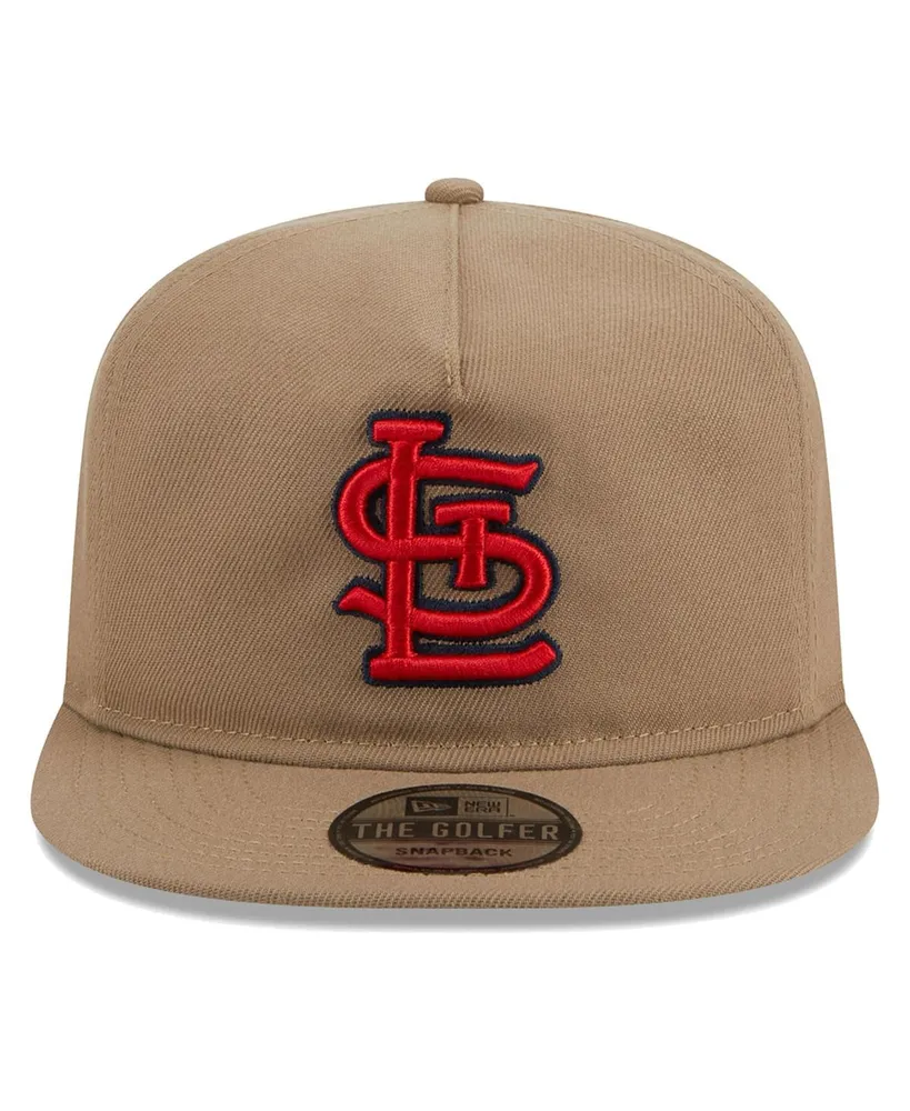 Men's New Era Khaki St. Louis Cardinals Golfer Adjustable Hat