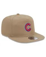 Men's New Era Khaki Chicago Cubs Golfer Adjustable Hat