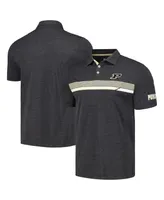 Men's Colosseum Charcoal Purdue Boilermakers No Problemo Polo Shirt