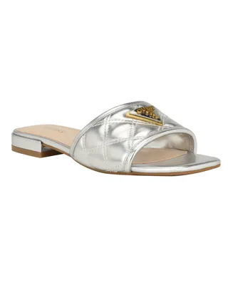 Guess Women's Tameli Logo Slip-On Slide Sandals