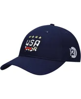 Men's Round21 Navy Uswnt Dad Adjustable Hat