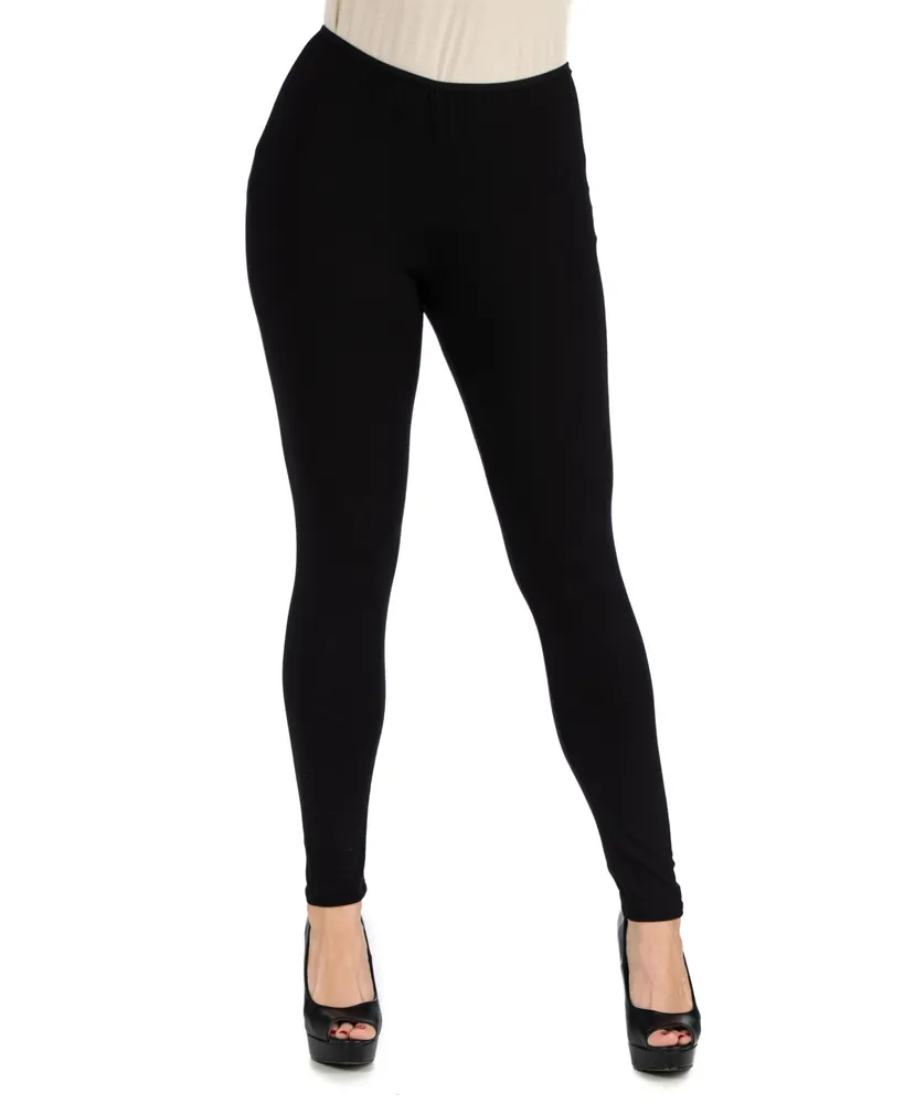 24seven Comfort Apparel Women's Stretch Ankle Length Leggings