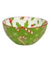 Certified International Holiday Fun oz All Purpose Bowls Set of 6