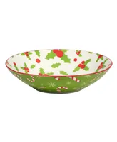 Certified International Holiday Fun 40 oz Soup Bowls Set of 6, Service for 6