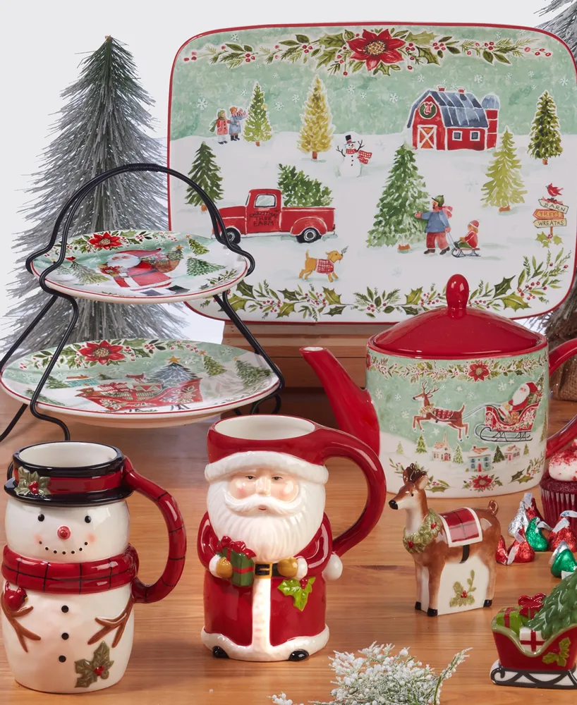 Santa Mug, Set of 4