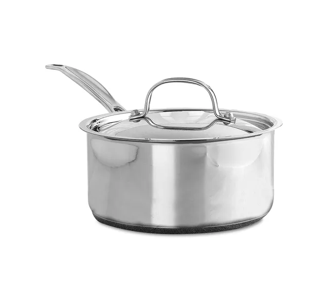 All-Clad Stainless Steel 3.5 Qt. Covered Saucepan - Macy's