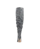 Fashion To Figure Women's Sana Scrunched Thigh high -Wide Width