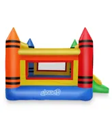 Cloud 9 Mini Crayon Bounce House with Blower