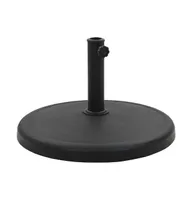 vidaXL Parasol Base Round Polyresin 41.9 lb Black