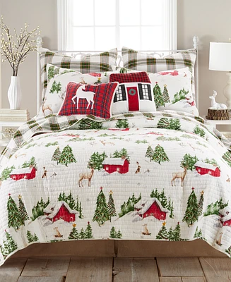 Levtex Tatum Pines Holiday Reversible 2-Pc. Quilt Set, Twin/Twin Xl