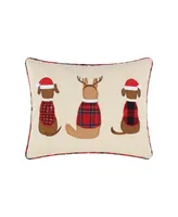 Levtex Jingle Paws Applique Decorative Pillow, 14" x 18"