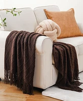 Battilo Texture Triple Zig-Zag Lightweight Throw, 50" x 60"