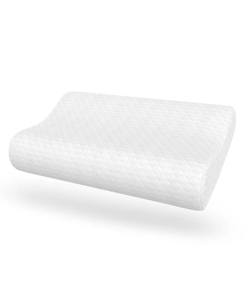 ProSleep Gel Support Contour Memory Foam Pillow, Standard/Queen