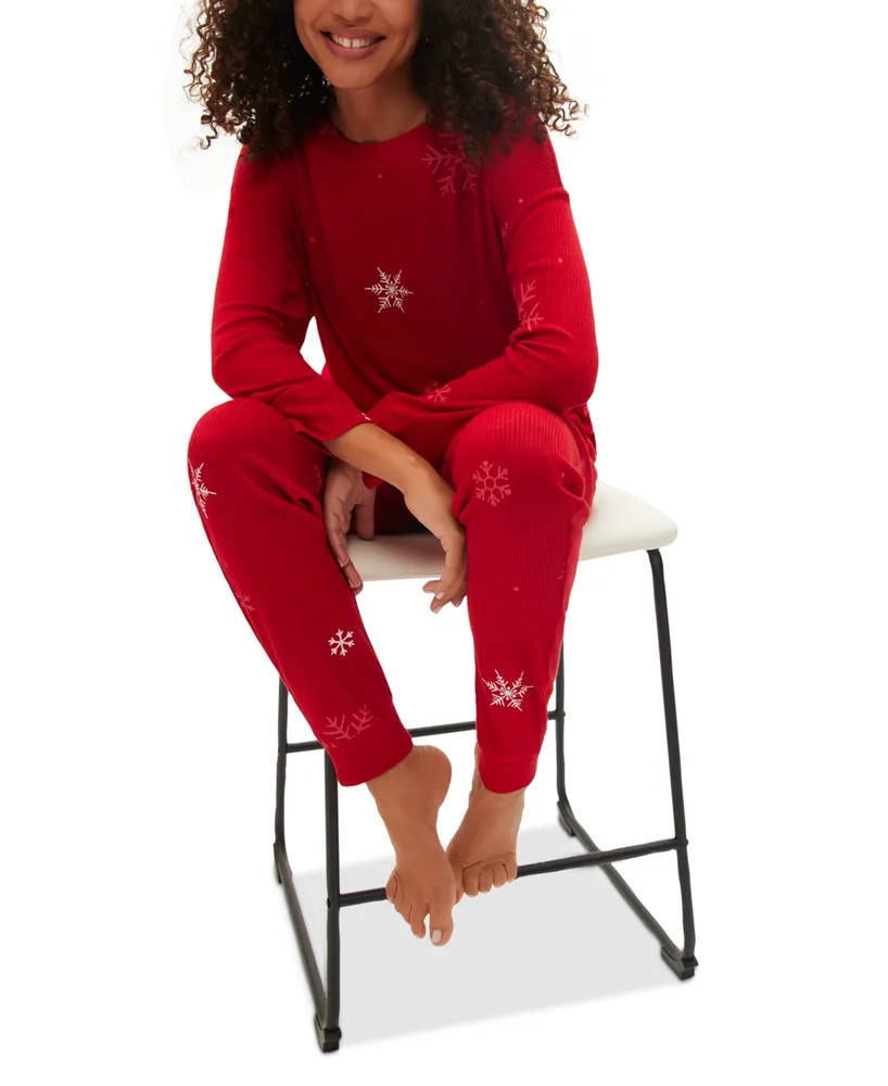 Gap GapBody Women's 2-Pc. Packaged Long-Sleeve Jogger Pajamas Set