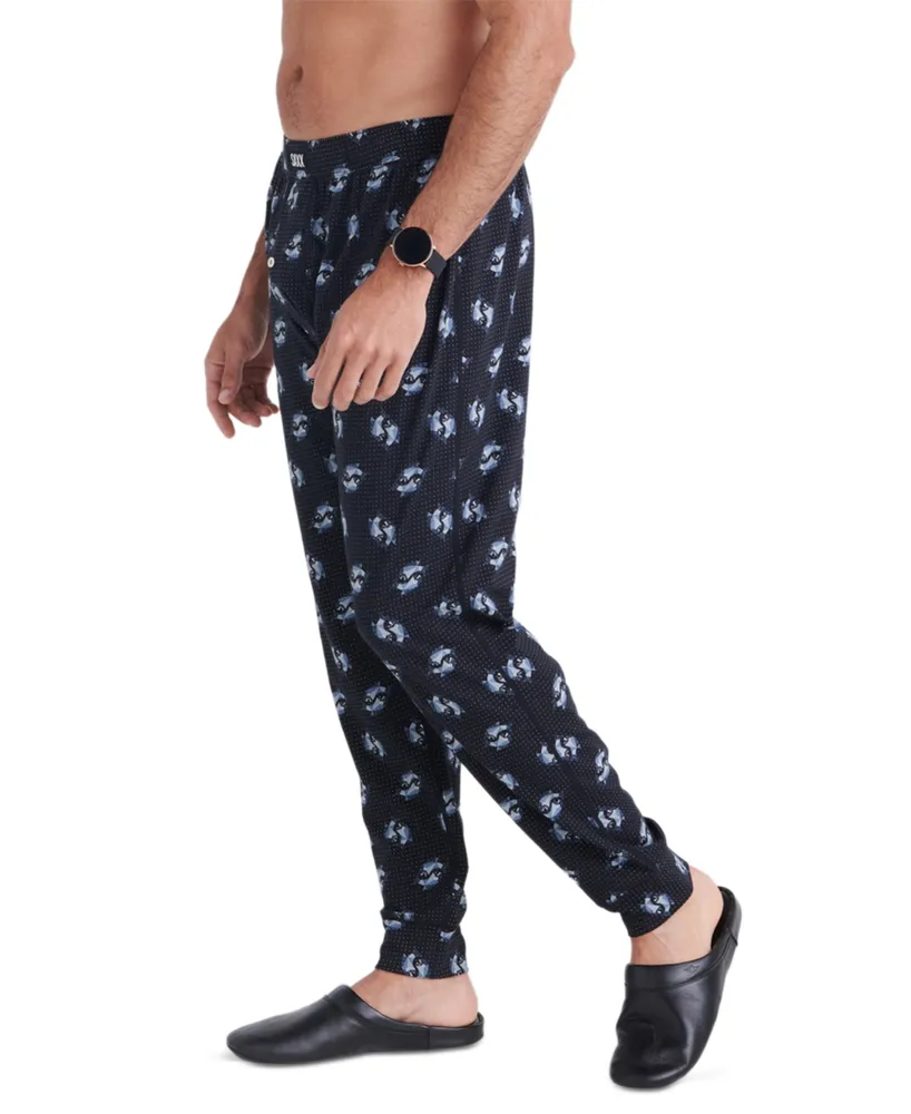 Saxx Men's DropTemp Relaxed-Fit Cooling Printed Sleep Pants - Angler  Wrangler