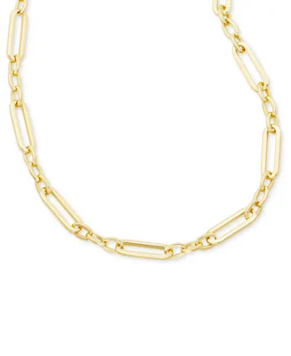 Kendra Scott 14k Gold-Plated Interlocked Oval Link 20" Convertible Strand/Lariat Necklace