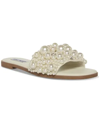 Steve Madden Women's Knicky Embellished Slide Sandals