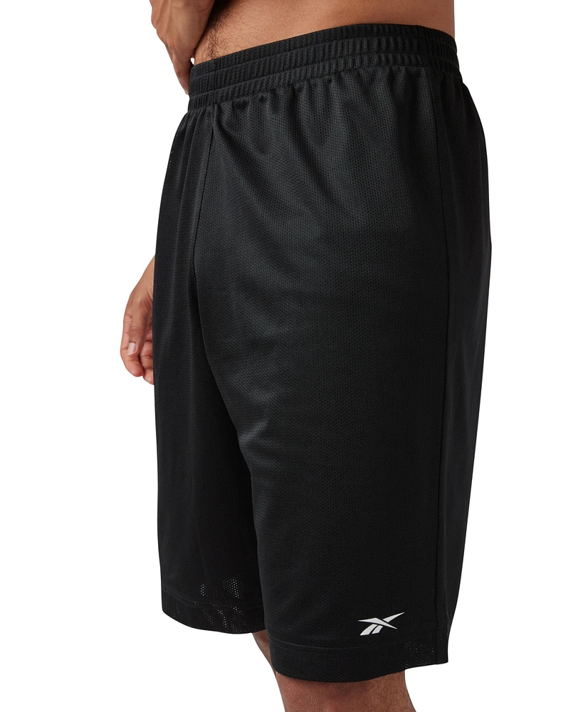 Reebok Men's Mesh Logo Basketball Shorts