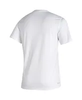 Men's adidas White Nebraska Huskers Military-Inspired Appreciation Creator T-shirt