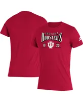 Men's adidas Crimson Indiana Hoosiers Along The Shadow Tri-Blend T-shirt