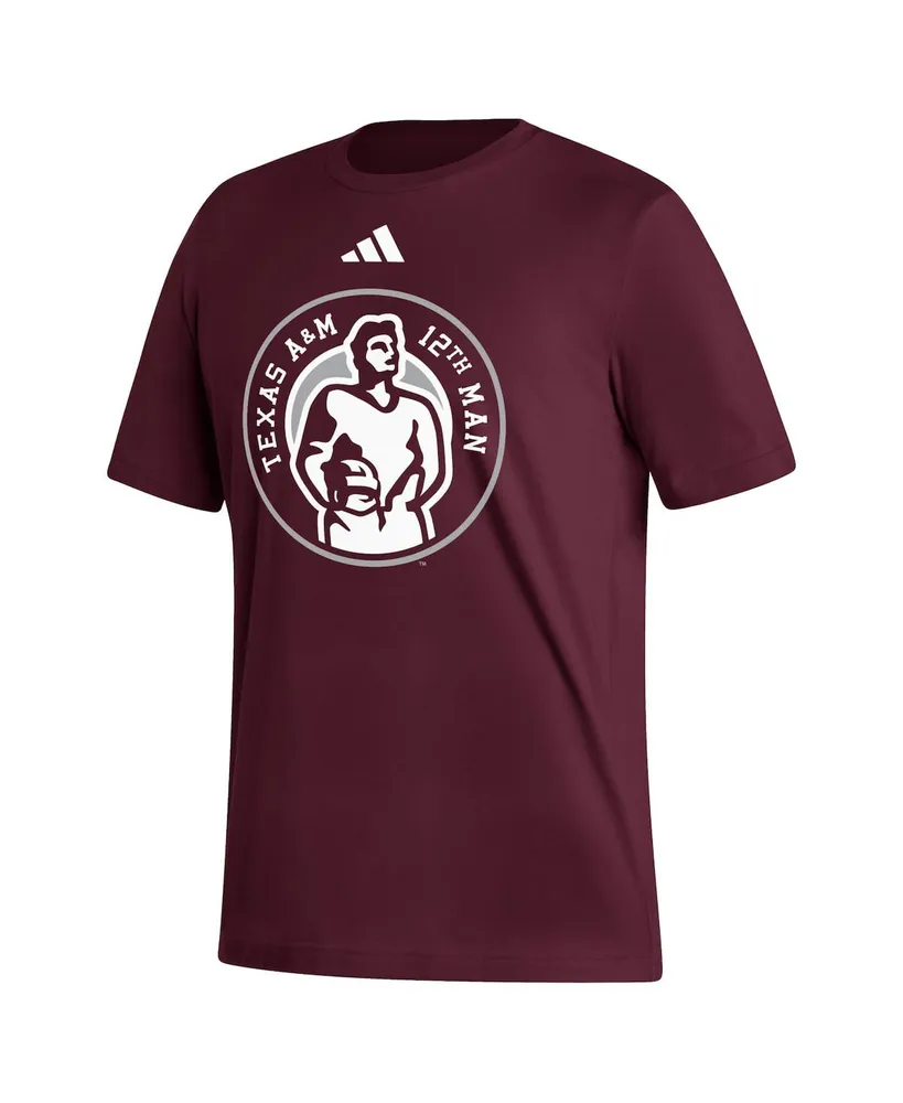 Men's adidas Maroon Texas A&M Aggies Sideline Strategy Fresh T-shirt