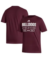 Men's adidas Maroon Mississippi State Bulldogs Head of Class Fresh T-shirt