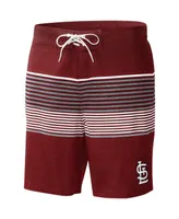 Men's G-iii Sports by Carl Banks Red St. Louis Cardinals Coastline Volley Swim Shorts