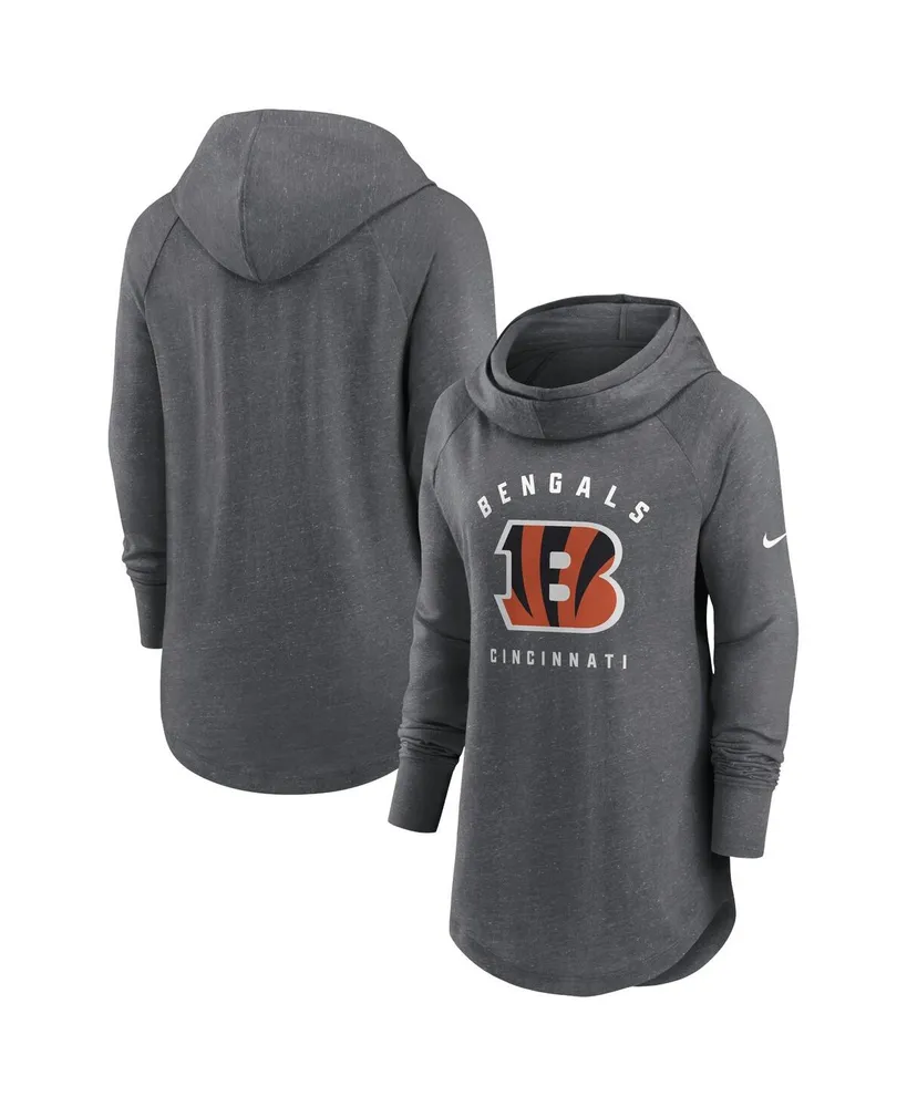 Pro Standard Bengals Triple Cropped Pullover Hoodie - Women's
