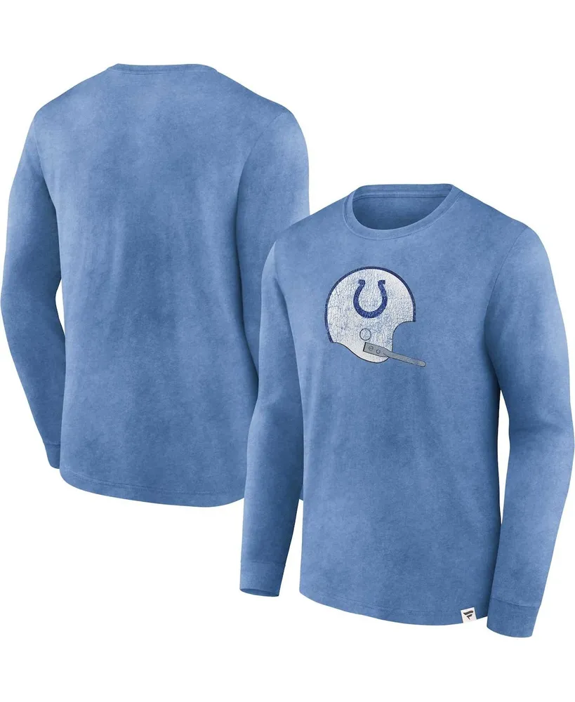 Men's '47 Royal Indianapolis Colts Franklin Long Sleeve T-Shirt Size: Small