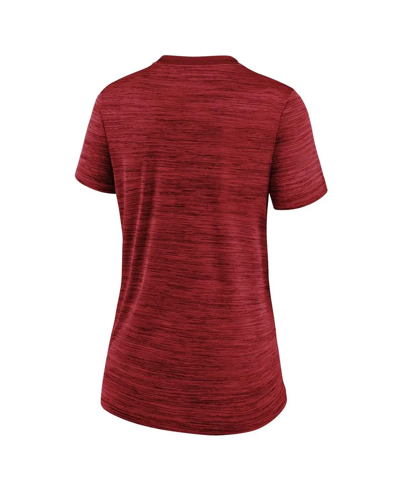 Women's Nike Cardinal Arizona Cardinals Sideline Velocity Performance T-shirt