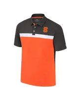 Men's Colosseum Charcoal Syracuse Orange Two Yutes Polo Shirt