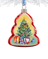 Designocracy Christmas Tree Keepsake Mercury Glass Christmas Ornaments G. DeBrekht