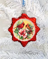 Designocracy Christmas Wreath Keepsake Holiday Mercury Glass Ornaments G. DeBrekht