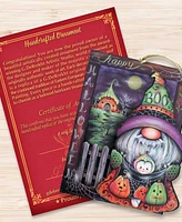 Designocracy Holiday Wooden Ornaments Boo Halloween Gnome Home Decor J. Mills-Price