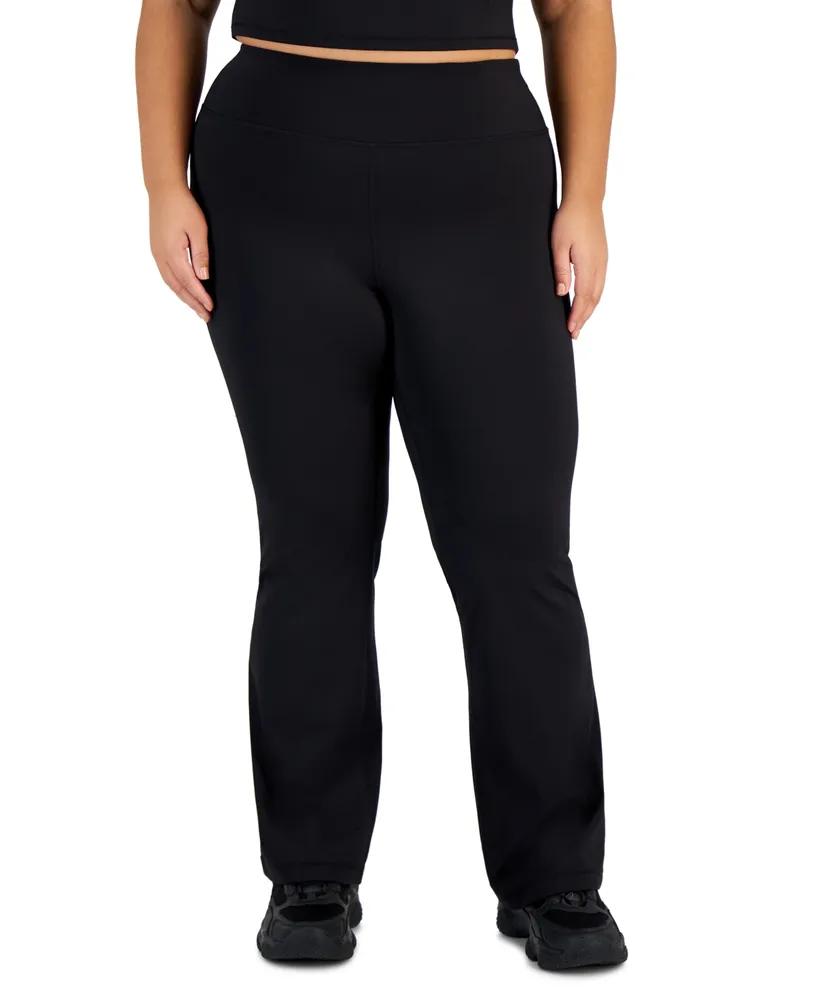 Id Ideology Plus High Rise Flared Leggings, Created for Macy's