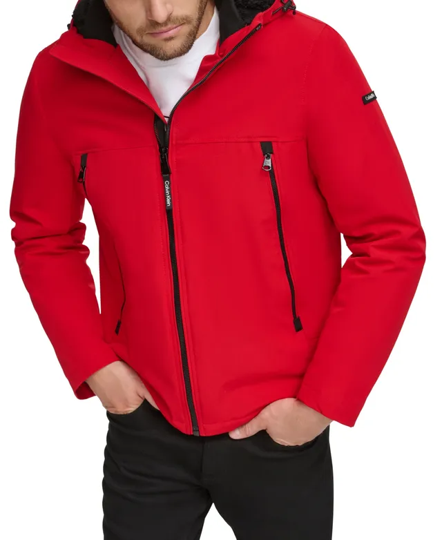 Calvin Klein Men's Infinite Stretch Jacket With Polar Fleece Lined