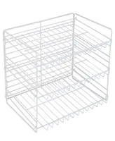 Smart Design Adjustable 3-Tier Rack Can Organizer